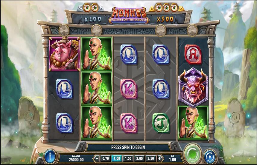 Monkey Battle for the Scrolls