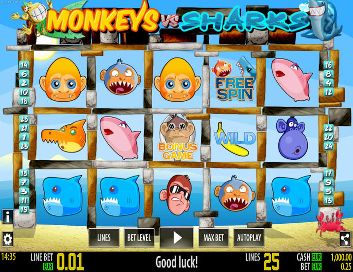 Monkeys VS Sharks