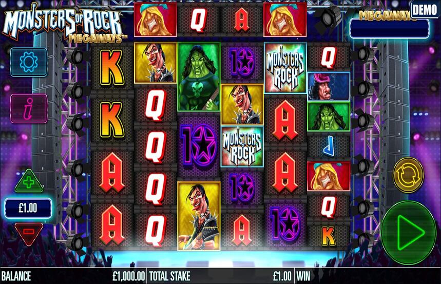 Monsters of Rock Megaways