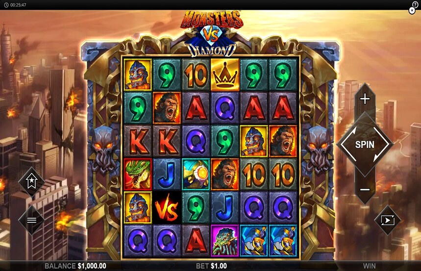 Monsters vs Diamond