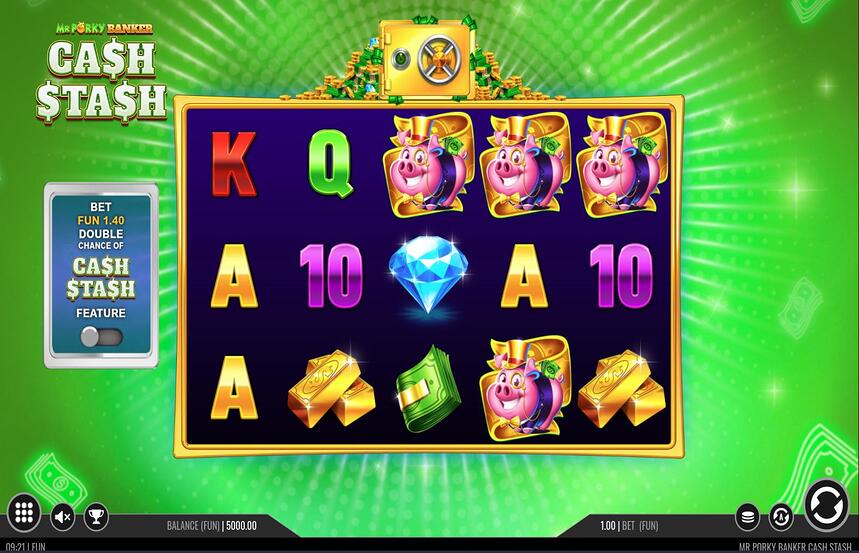 Mr Porky Banker Cash Stash
