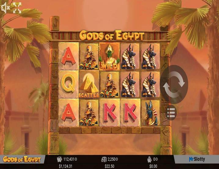 MrSlotty Gods of Egypt