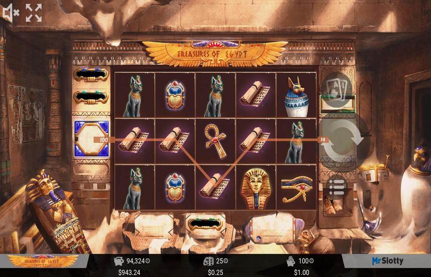MrSlotty Treasures Of Egypt