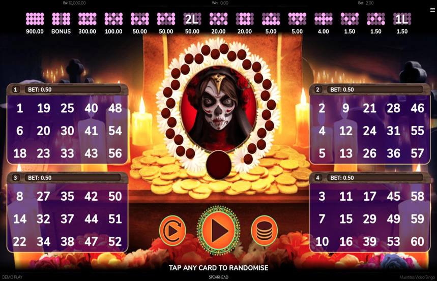Muertitos Video Bingo