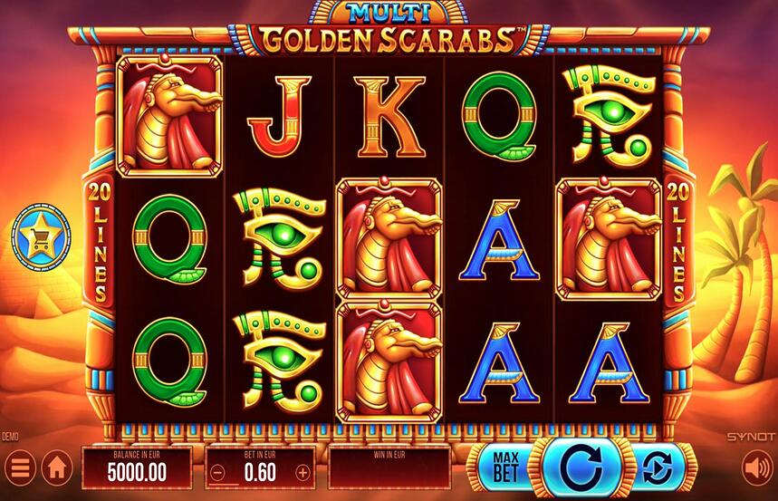 Multi Golden Scarabs