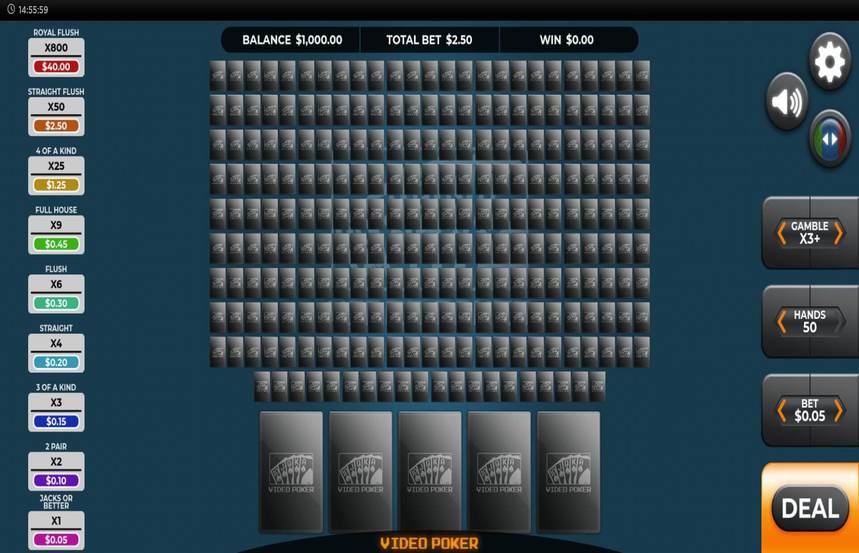 Multihand Video Poker