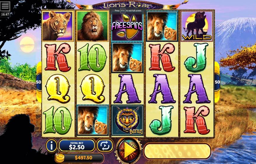 Multislot Lions Roar