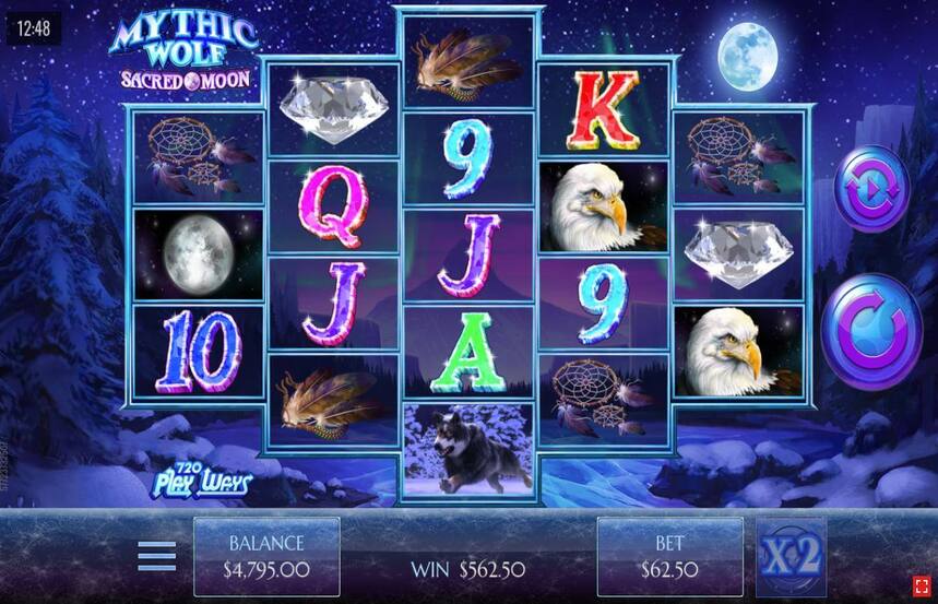 Mythic Wolf Sacred Moon