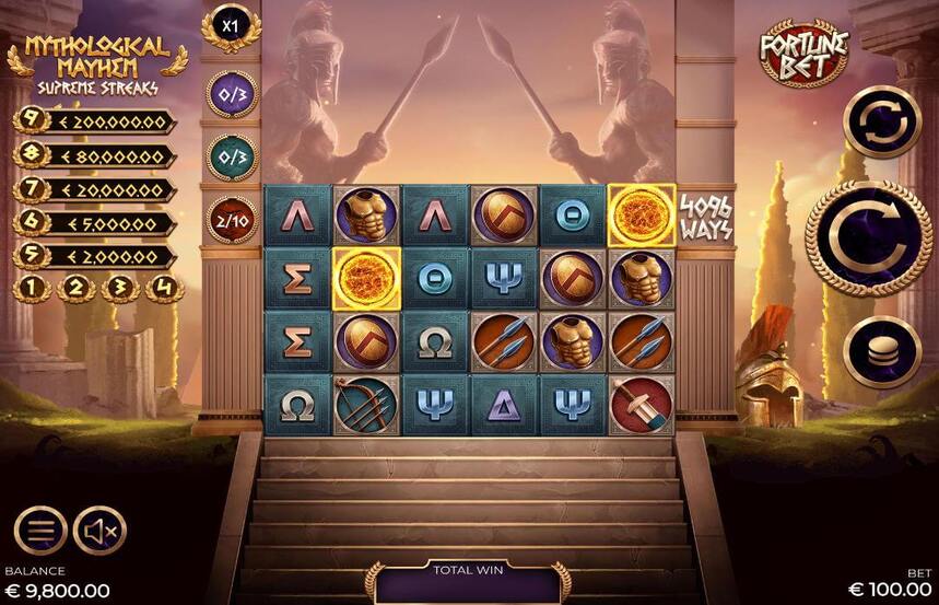 Mythological Mayhem Supreme Streaks