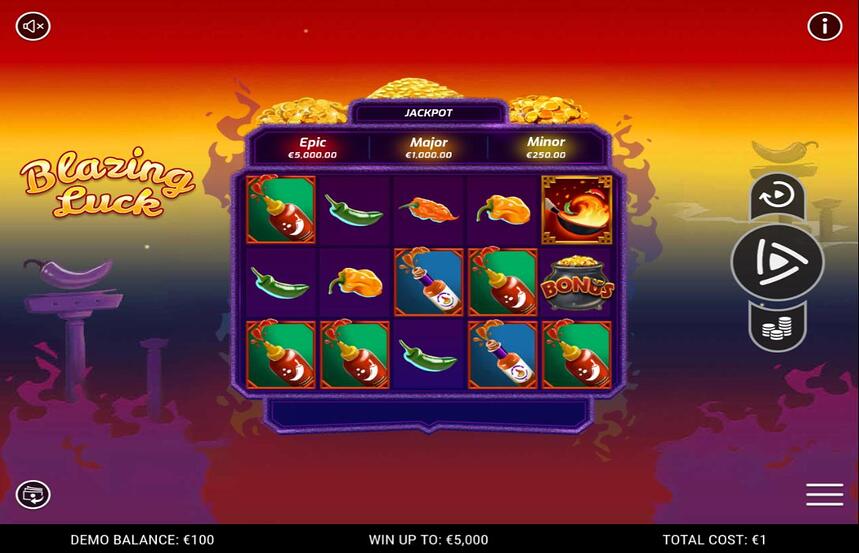 NeoGames Blazing Luck