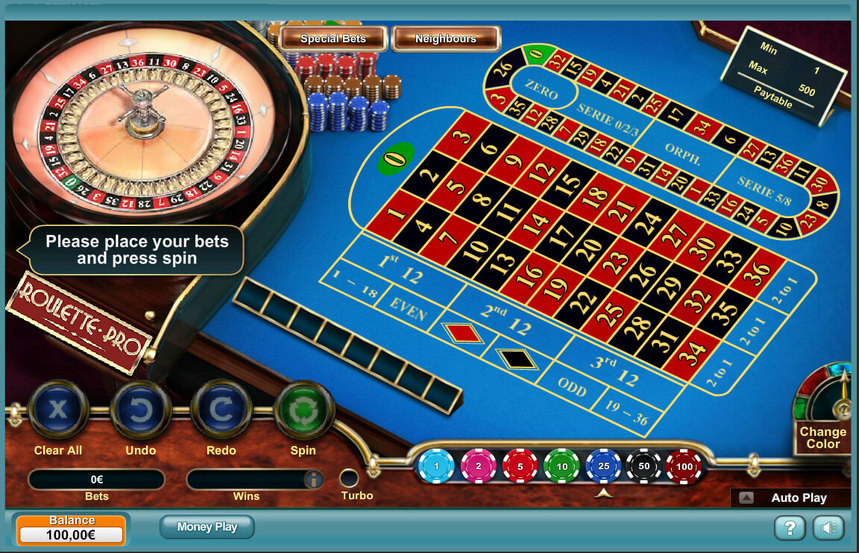 NeoGames Roulette Pro