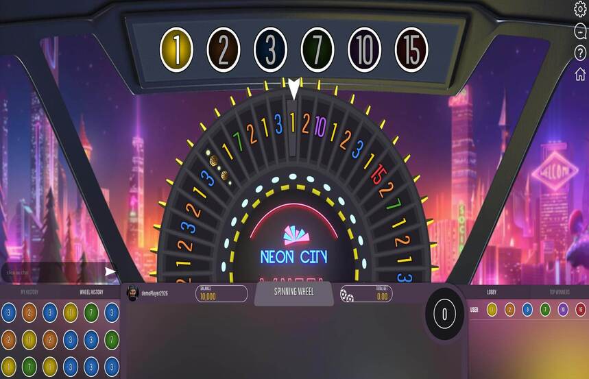 Neon City Wheel