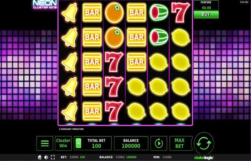 Neon Cluster Wins