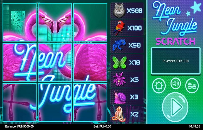 Neon Jungle Scratch