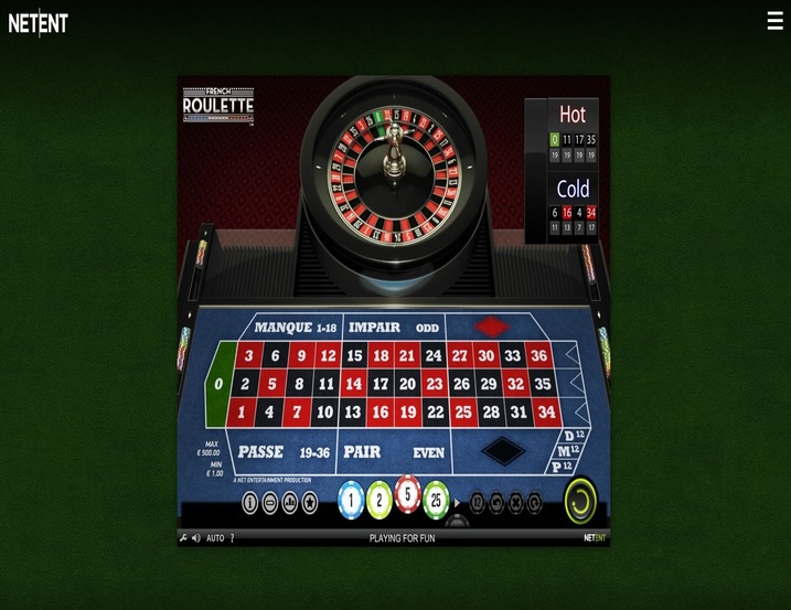 NetEnt French Roulette