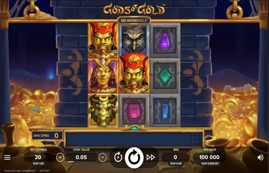 NetEnt Gods of Gold InfiniReels