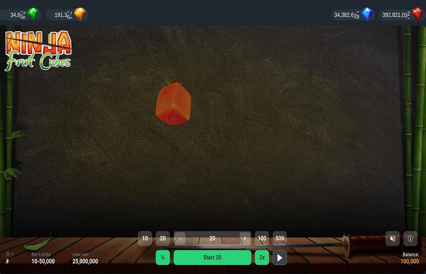 Ninja Fruit Cubes