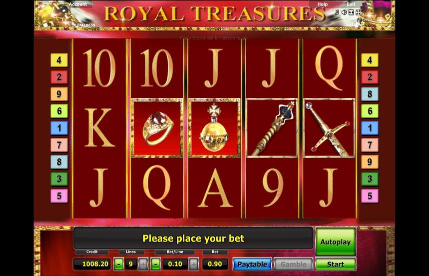 Novomatic Royal Treasures