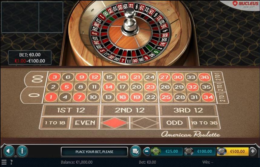 Nucleus Gaming American Roulette