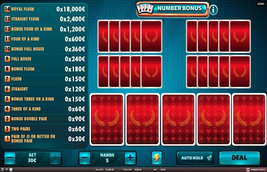 Number Bonus