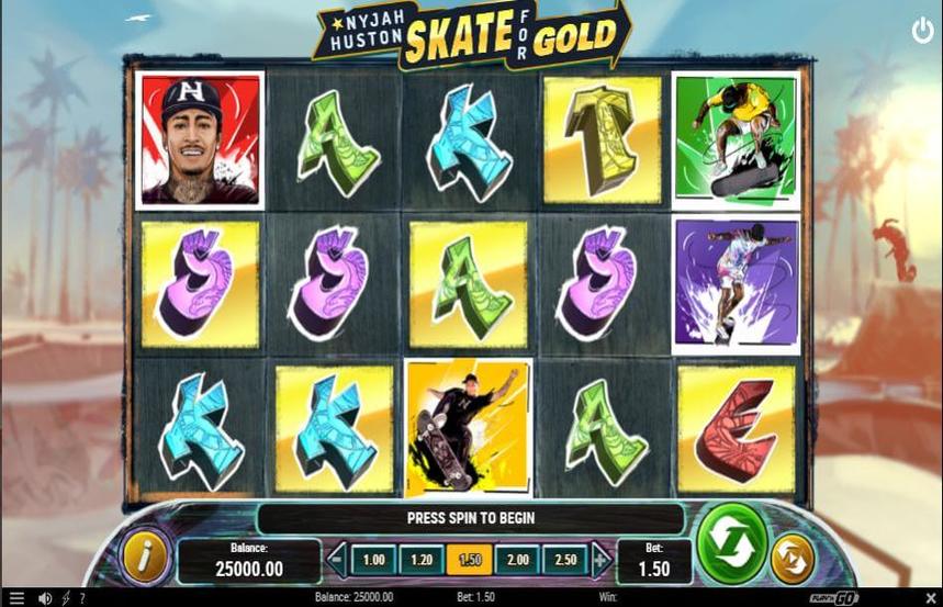 Nyjah Huston Skate for Gold