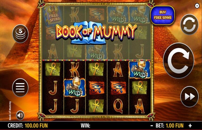 Octavian Gaming Book of Mummy