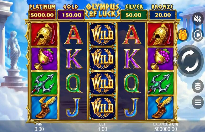 Olympus of Luck Hold the Spin
