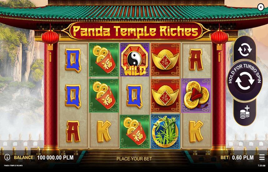 Panda Temple Riches