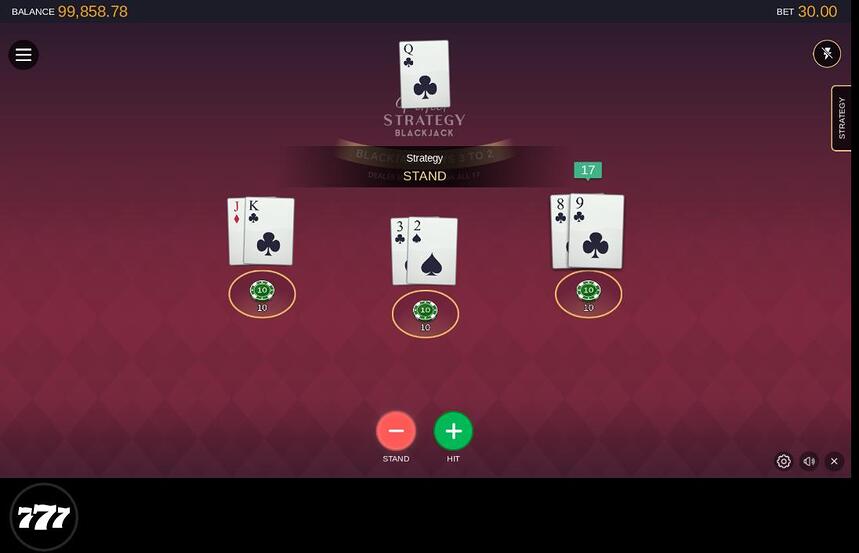 Perfect Strategy Blackjack
