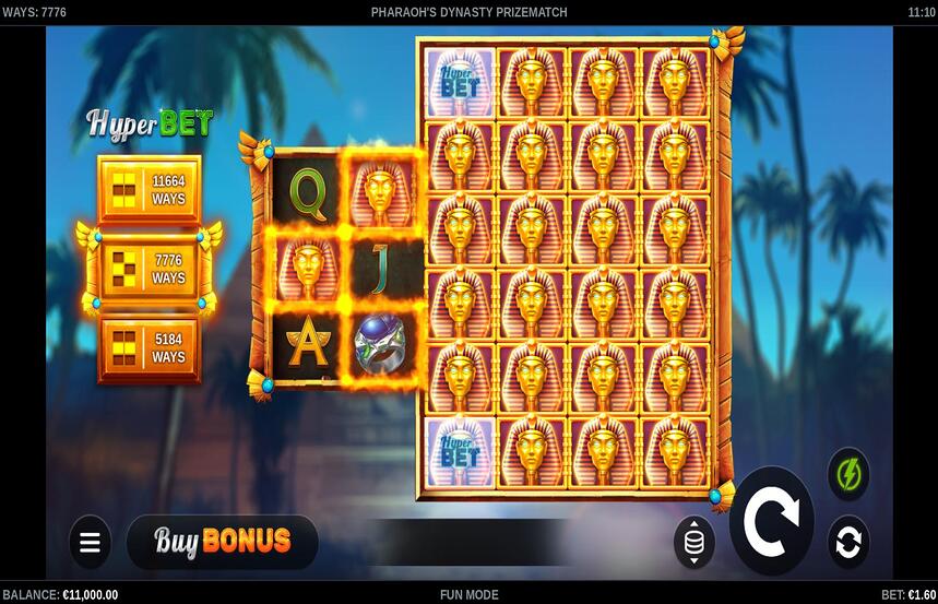 Pharaohs Dynasty PrizeMatch