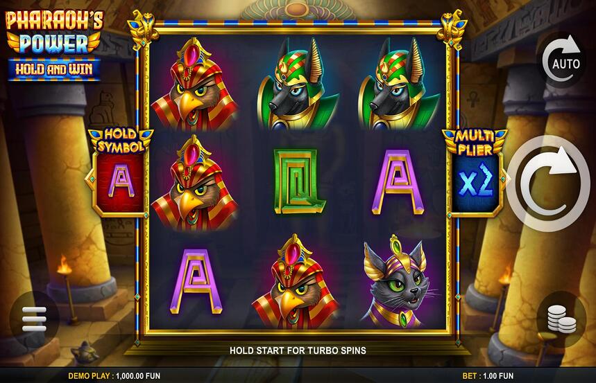 Pharaohs Power Hold And Win
