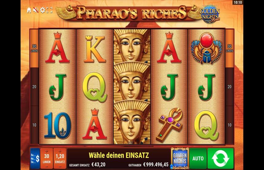 Pharaos Riches Golden Nights