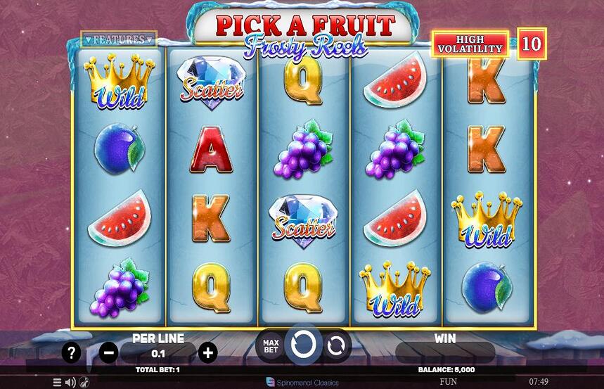 Pick a Fruit Frosty Reels