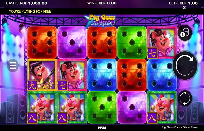 Pig Gees Dice Disco Farm