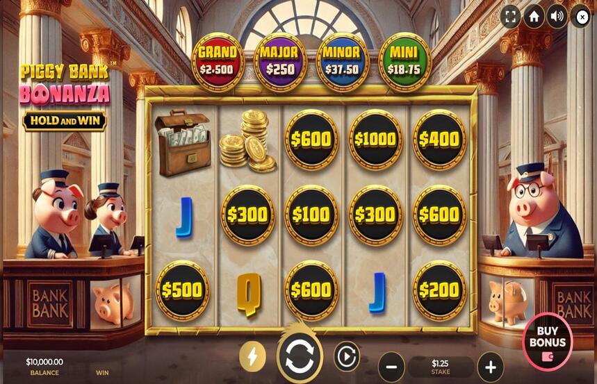 Piggy Bank Bonanza Hold and Win