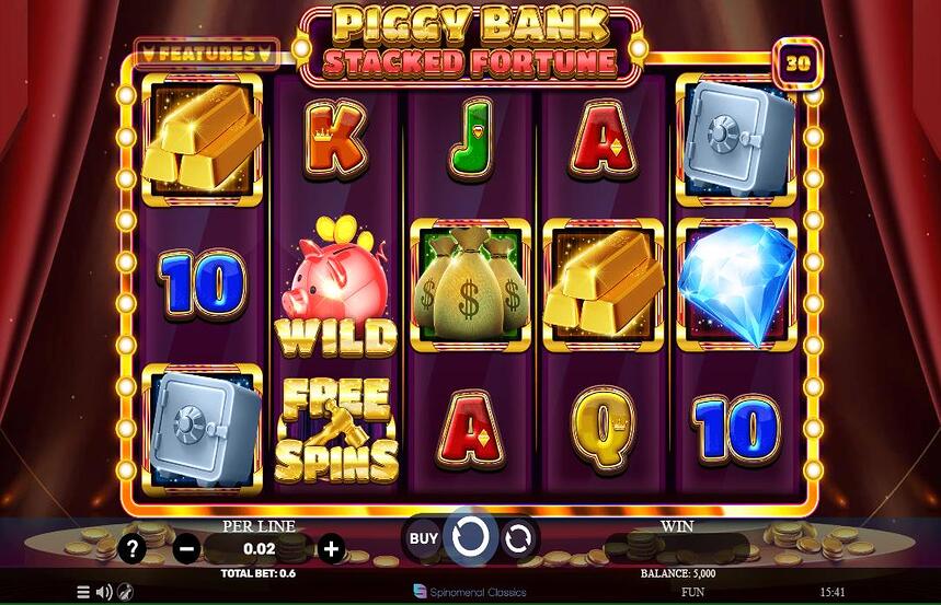 Piggy Bank Stacked Fortune