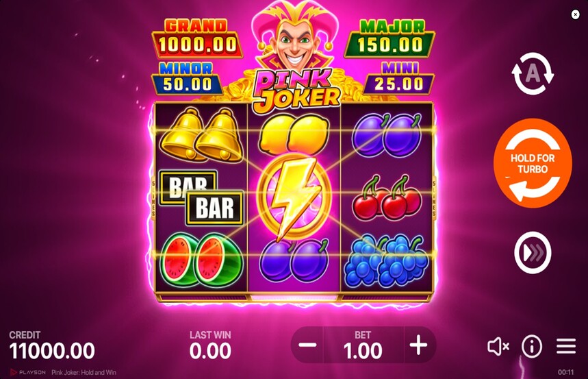 Pink Joker Hold and Win
