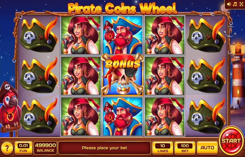 Pirate Coins Wheel