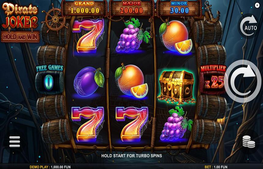 Pirate Joker Hold And Win