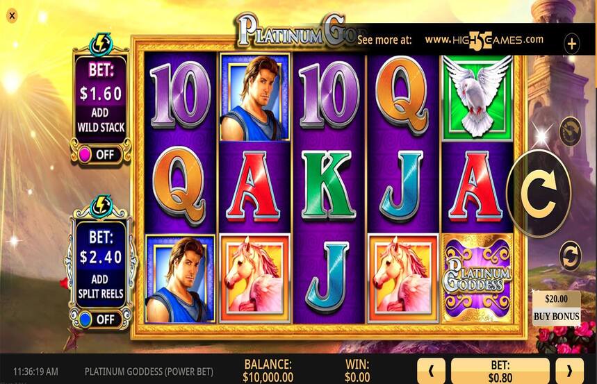 Platinum Goddess Power Bet