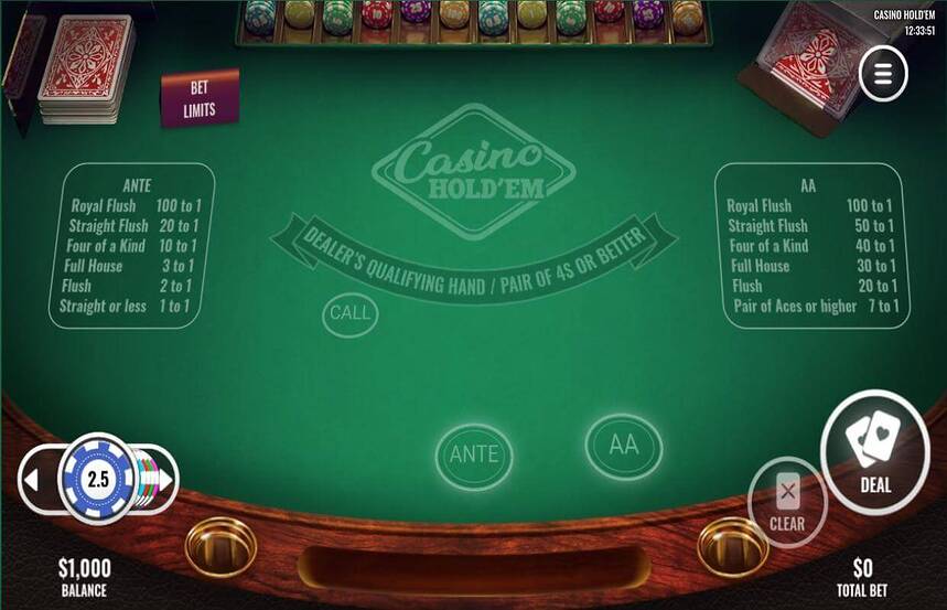 Platipus Casino Holdem