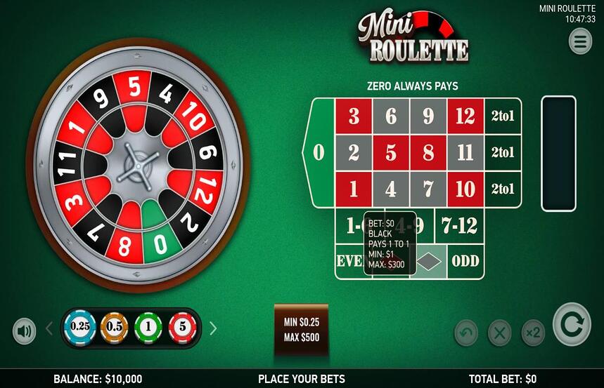 Platipus Gaming Mini Roulette