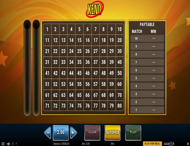 Play n Go Keno