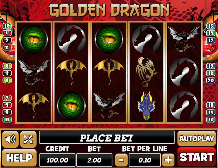 PlayPearls Golden Dragon
