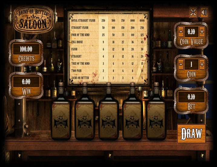 PlayPearls Jacks Or Better Saloon