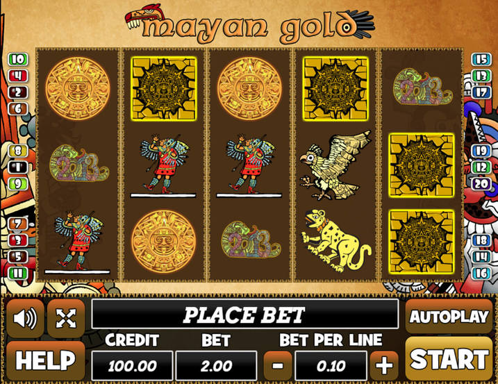 PlayPearls Mayan Gold