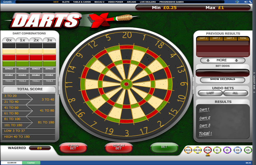 Playtech Darts