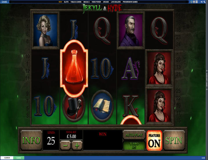 Playtech Jekyll and Hyde