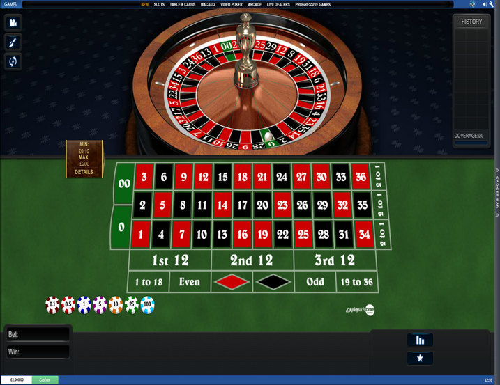 Playtech Premium Roulette European