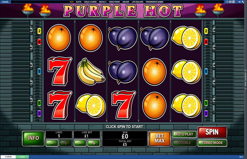 Playtech Purple Hot
